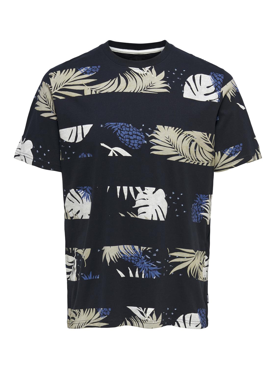 ONSMELODI REG SS AOP TEE - 22022191