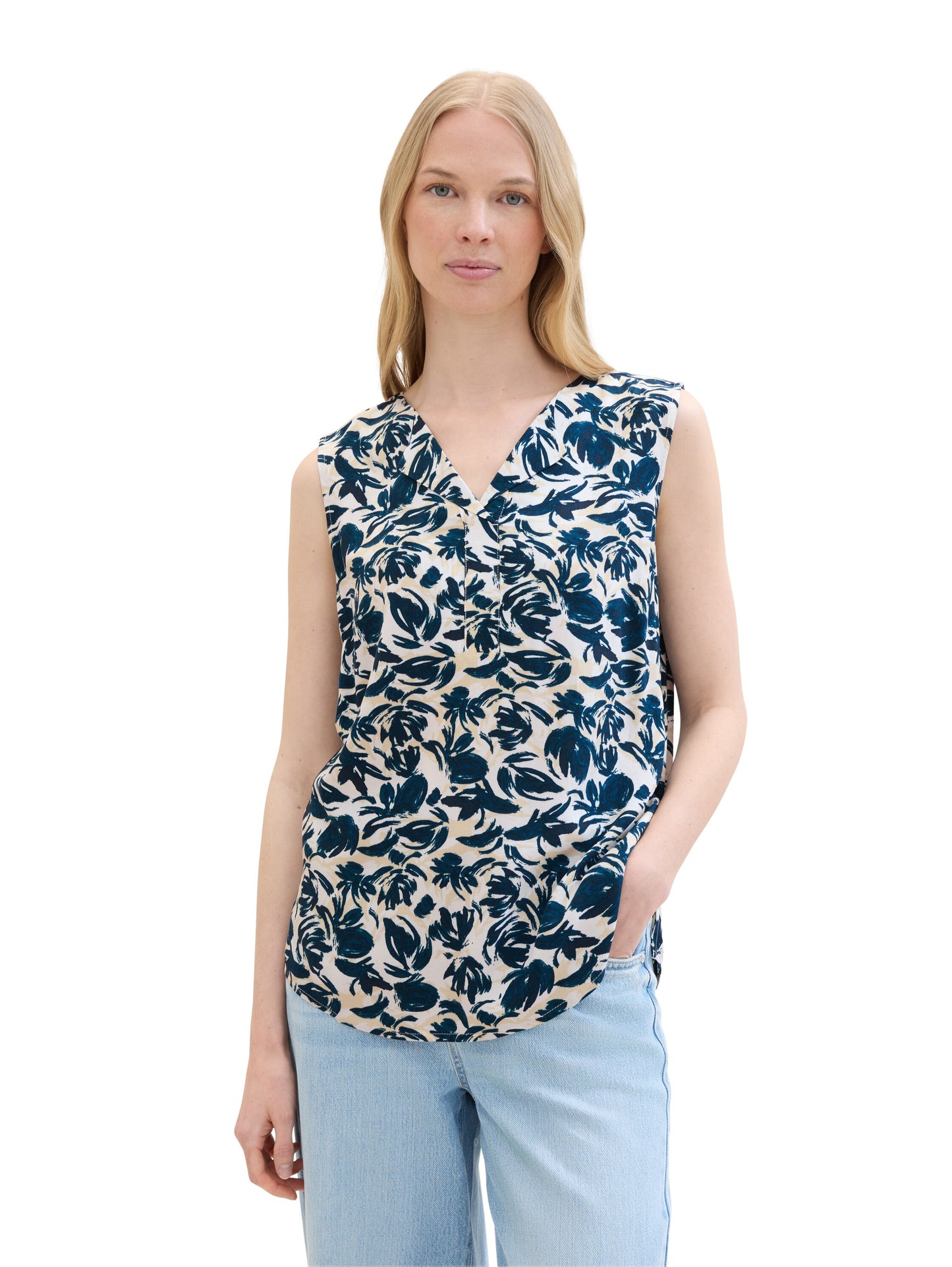 printed blouse top - 1040317