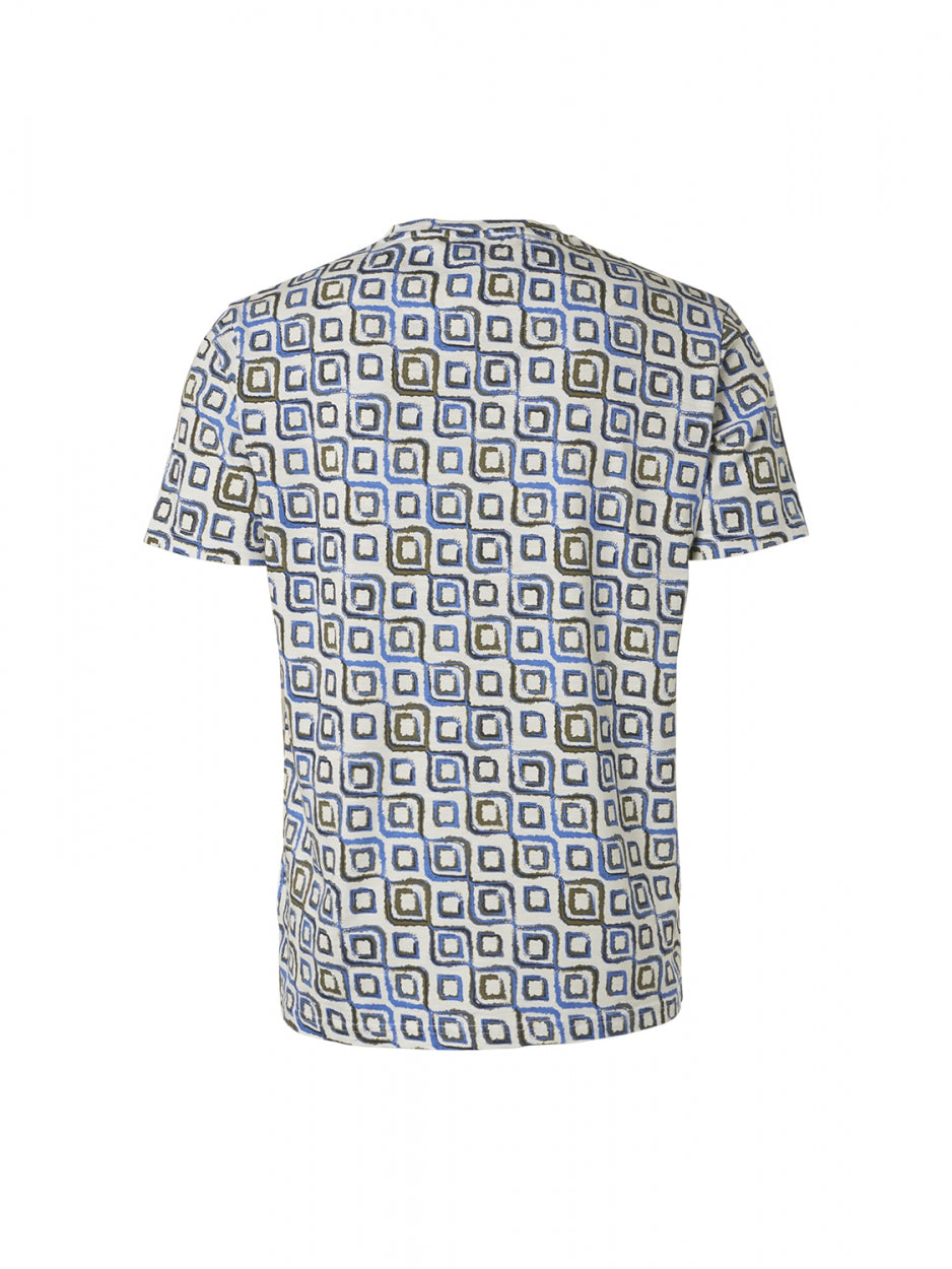 T-Shirt Crewneck Allover Printed Sl - 20350424