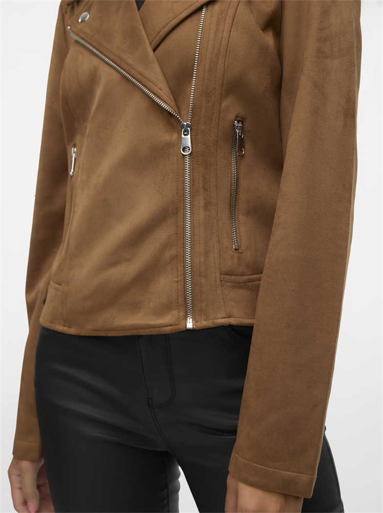 VMJOSE SHORT FAUX SUEDE JACKET GA N - 10300938