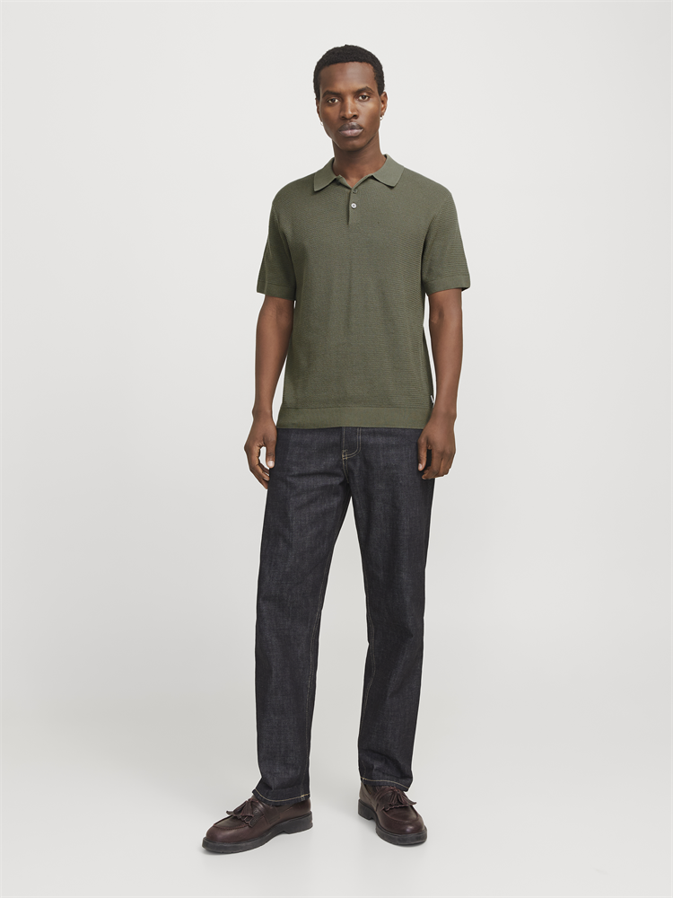 JPRCCCOOPER KNIT POLO SS SN - 12271483