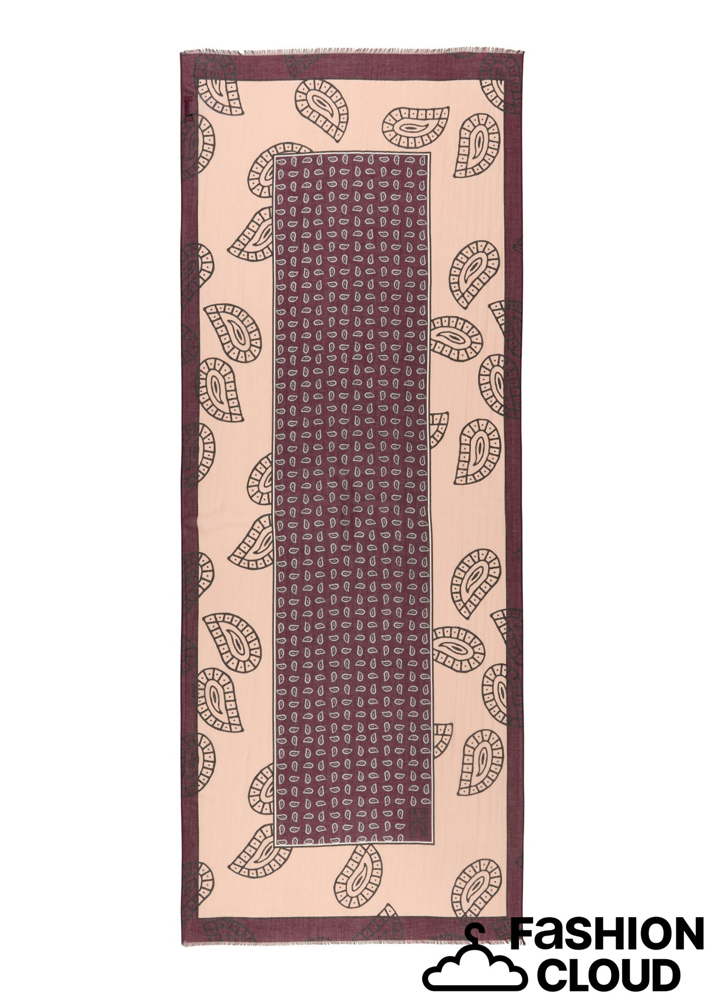 Scarf, woven, cotton-modal, various - 508819502057