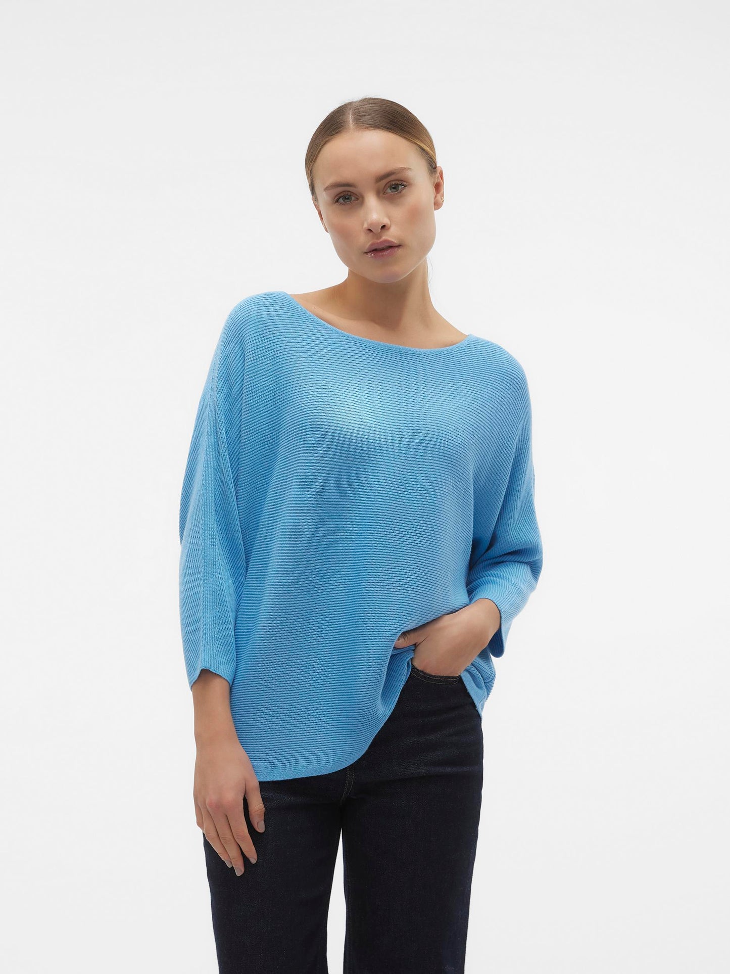 VMNORA 3/4 BOATNECK BLOUSE NOOS - 10281013
