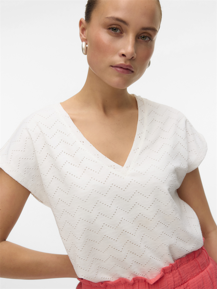 VMTHAS SS V-NECK TOP JRS GA VO - 10328120