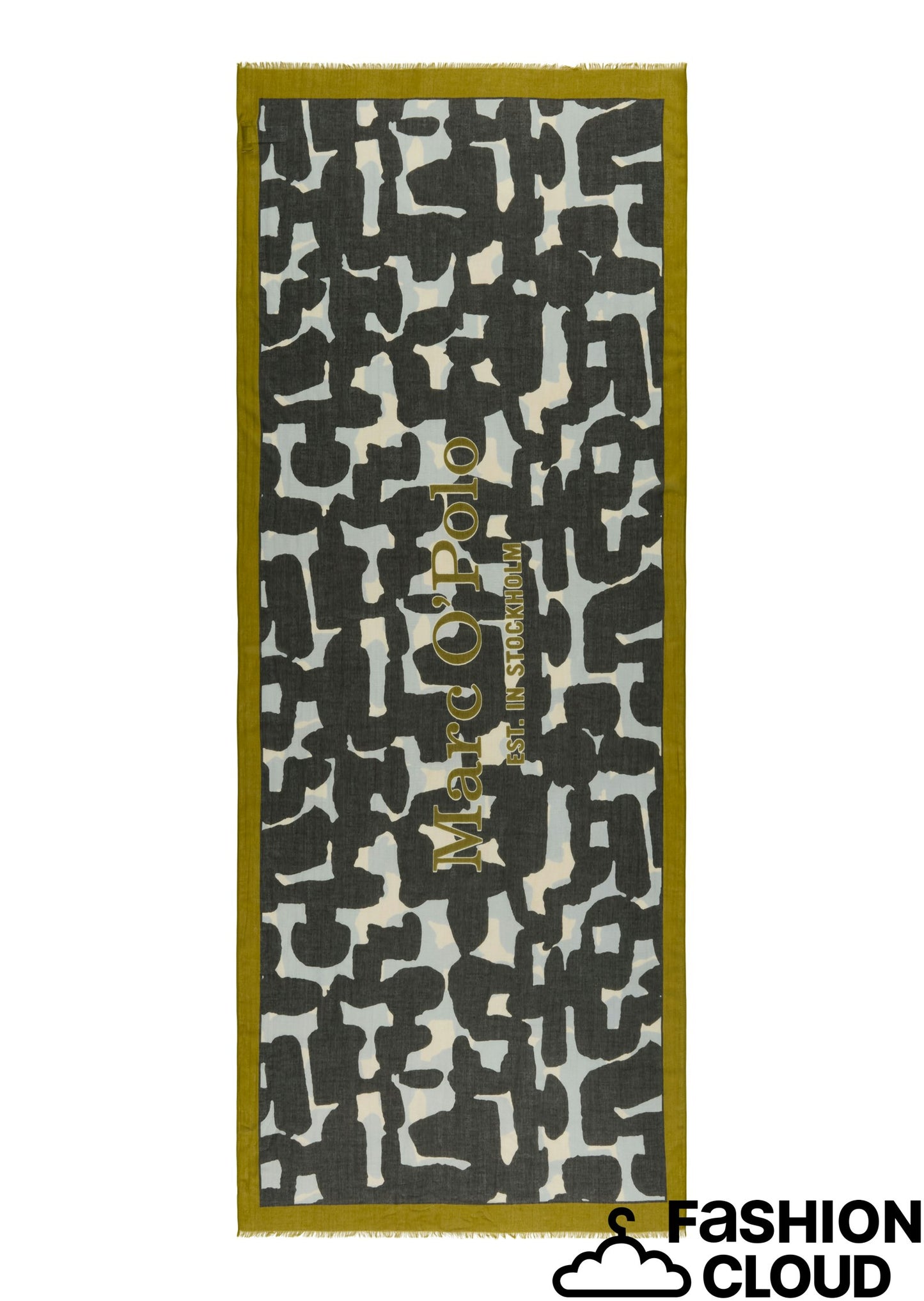 Scarf, woven, cotton-modal, various - 509819502057
