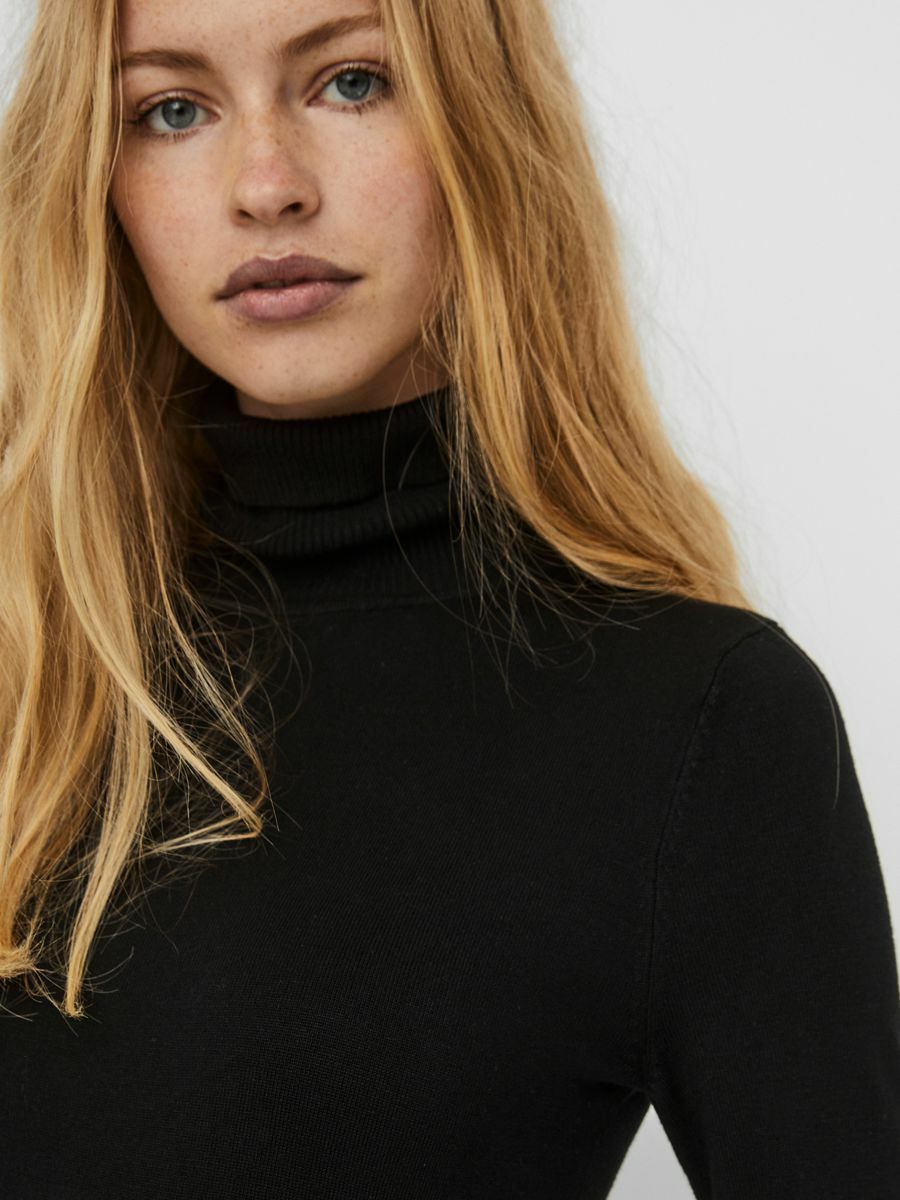 VMGLORY LS ROLLNECK BLOUSE NOOS - 10231630