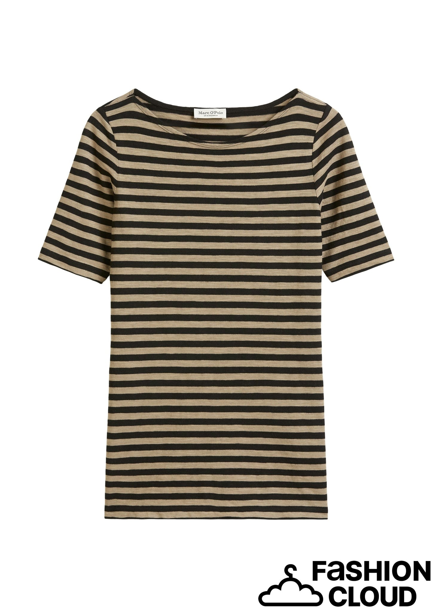 T-shirt, short sleeve, boat neck, s - 503219651333