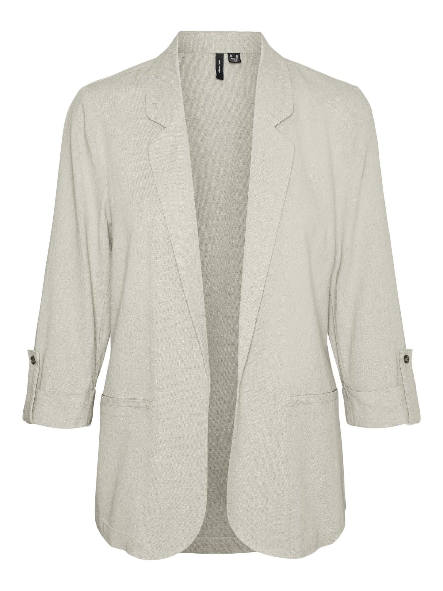 VMJESMILO 3/4 LOOSE BLAZER WVN GA N - 10279700