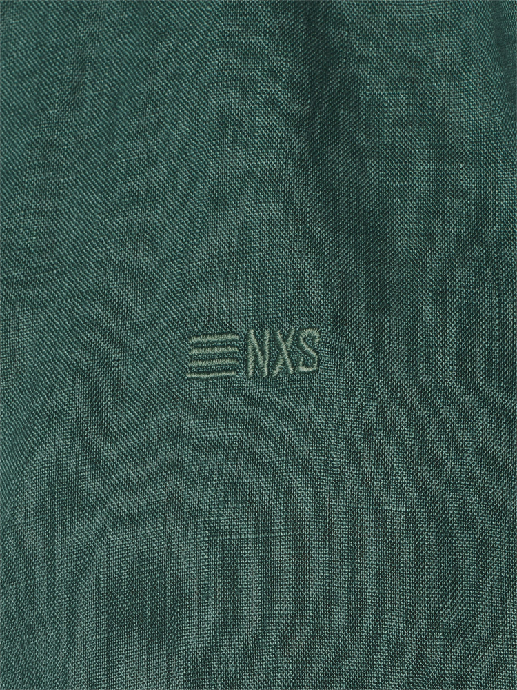 Shirt Short Sleeve Linen Solid - 23480336SN