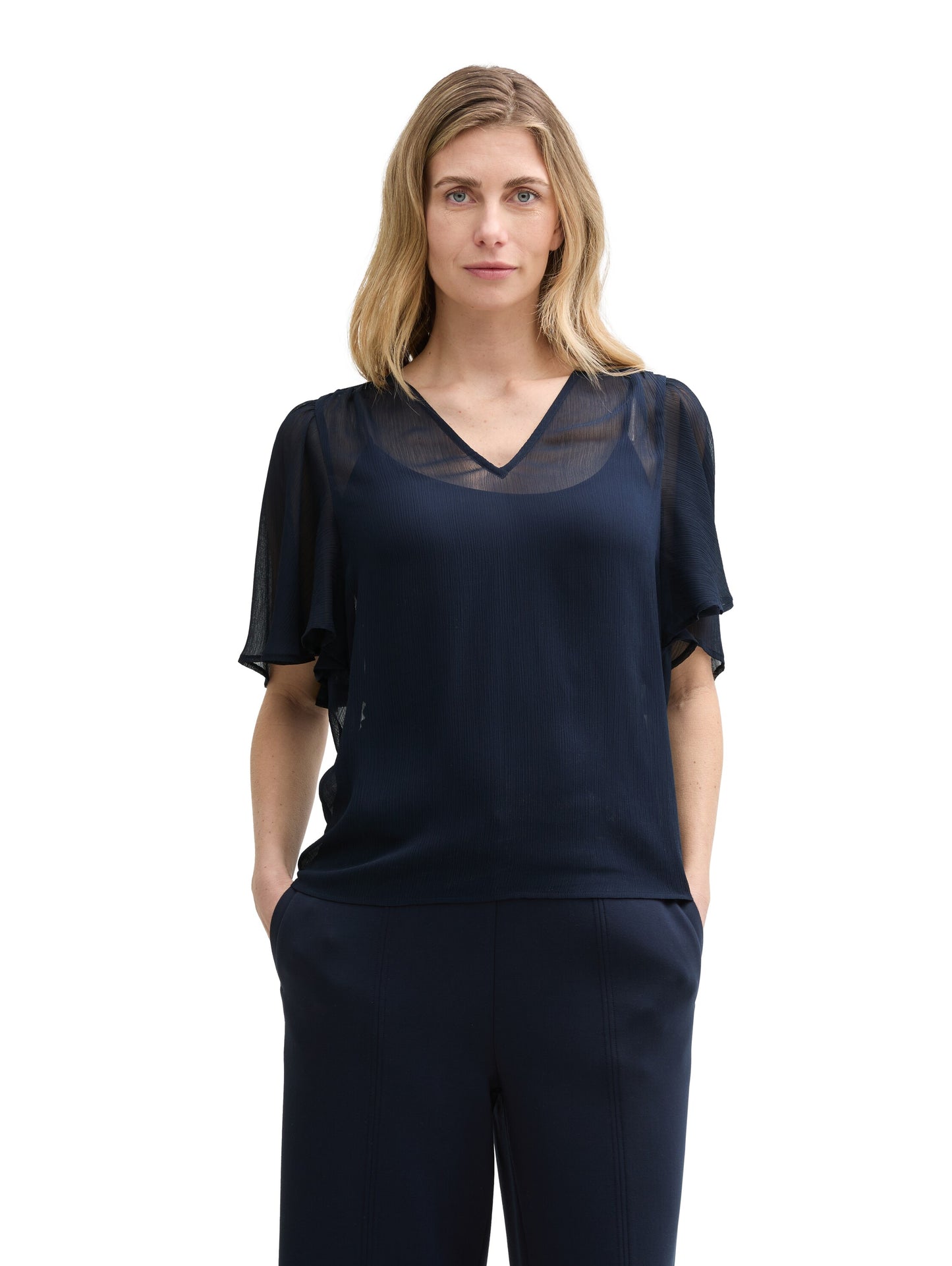 blouse feminine chiffon style - 1046192