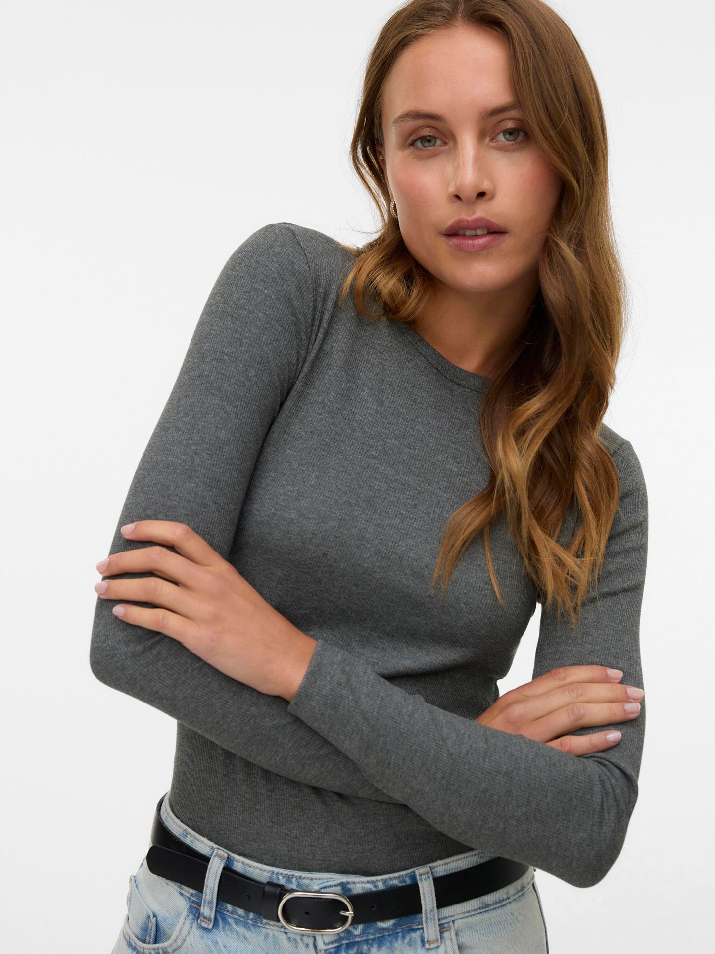 AWIRWINA LS O-NECK TOP NOOS - 10300893