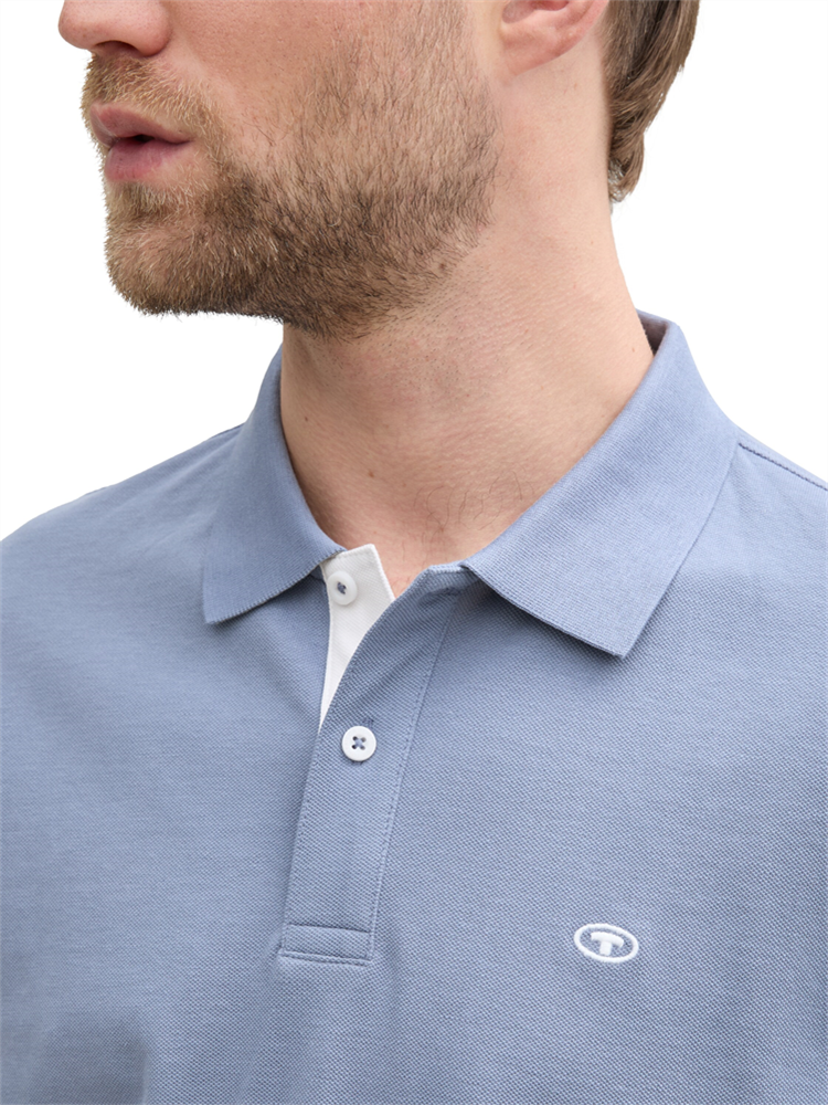 basic polo with contrast - 1031006