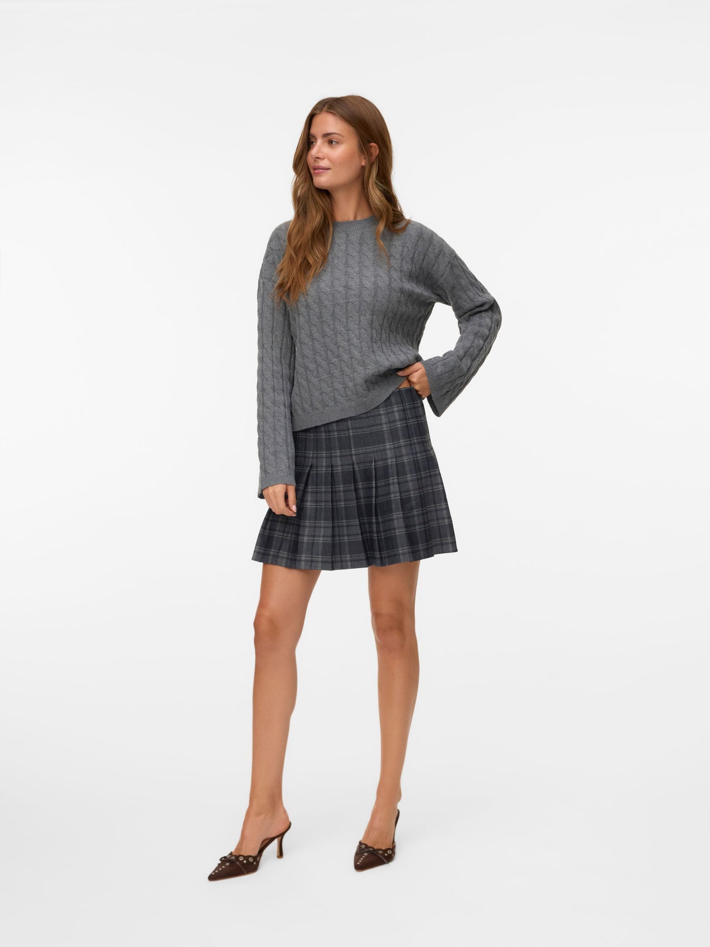 AWLORELLA LS O-NECK KNIT NOOS - 10319710