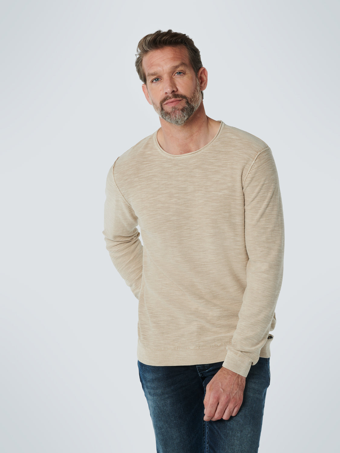 Pullover Crewneck Slub Garment Dyed - 17210801SN
