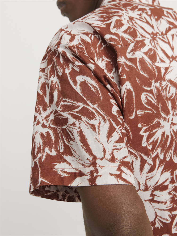 JORJOSHUA SPLIT AOP SHIRT SS LN - 12271089