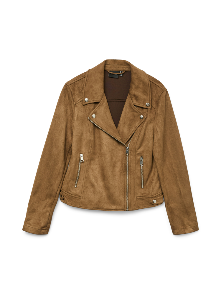 VMJOSE SHORT FAUX SUEDE JACKET GA N - 10300938