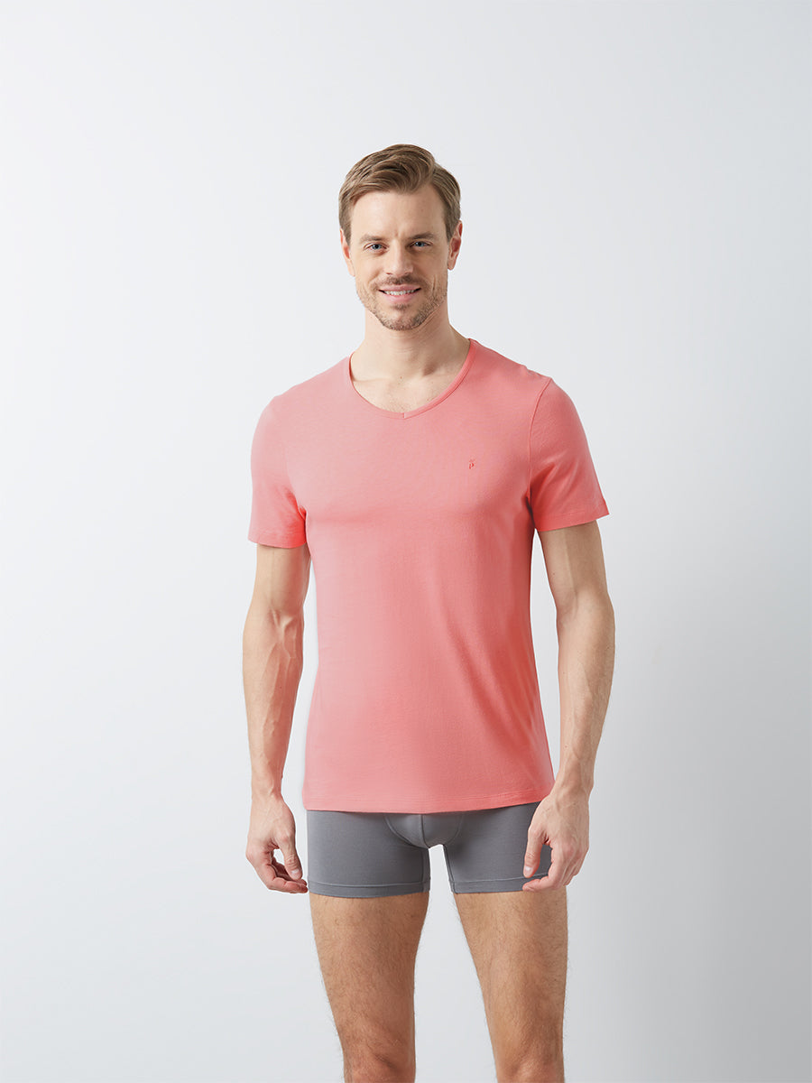 Oberteil Kurzarm V-Neck - 100659522000