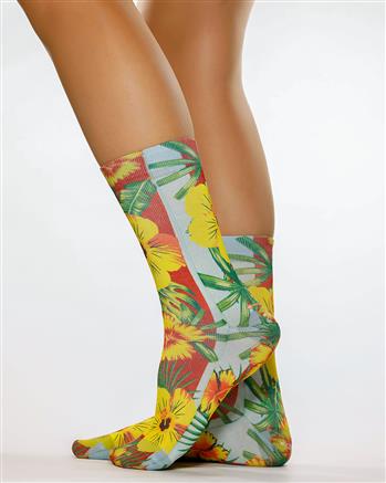 Lady Socks YELLOW BOTANIC - 1010-05180-502