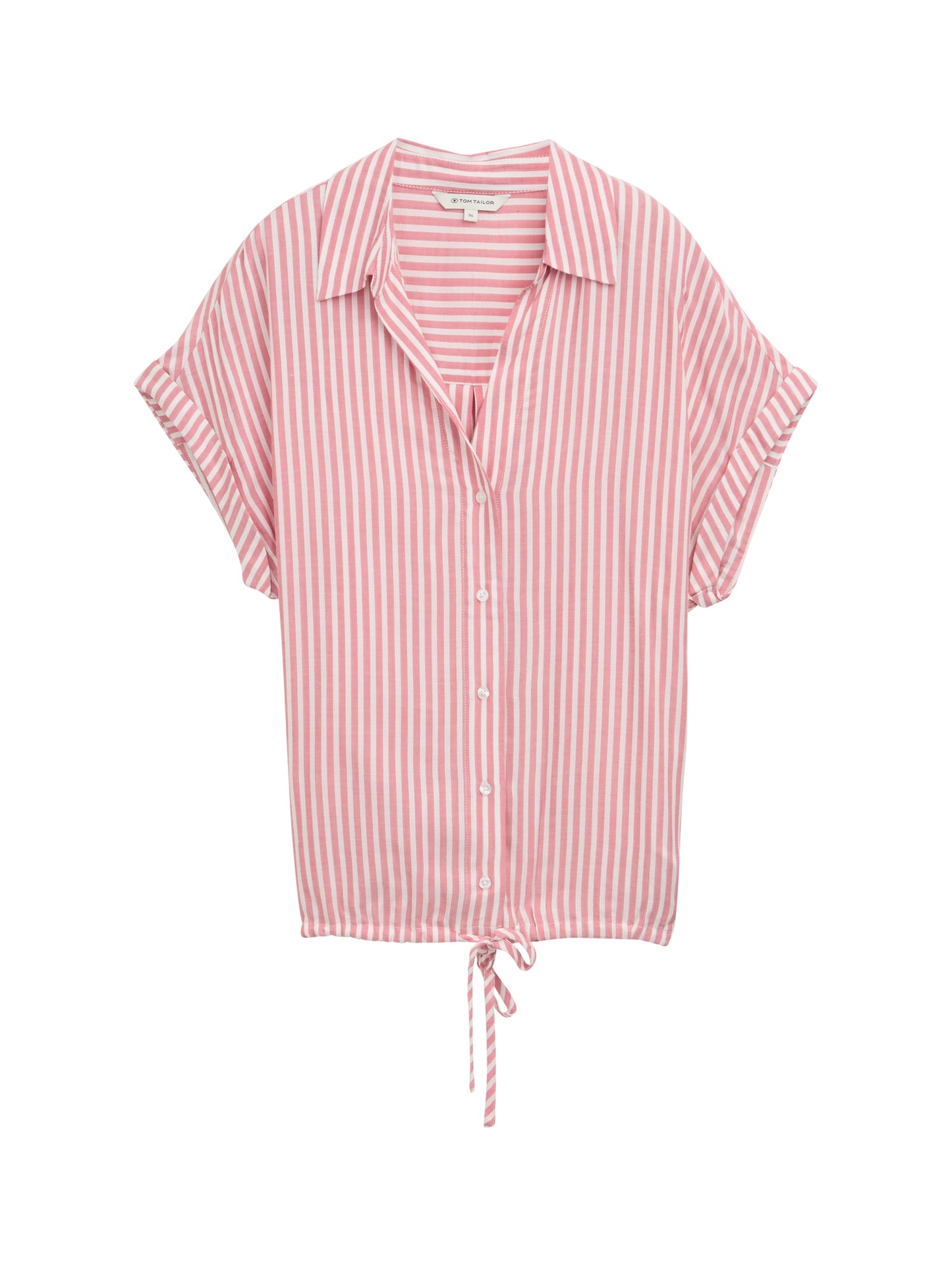 blouse striped shortsleeve - 1045239