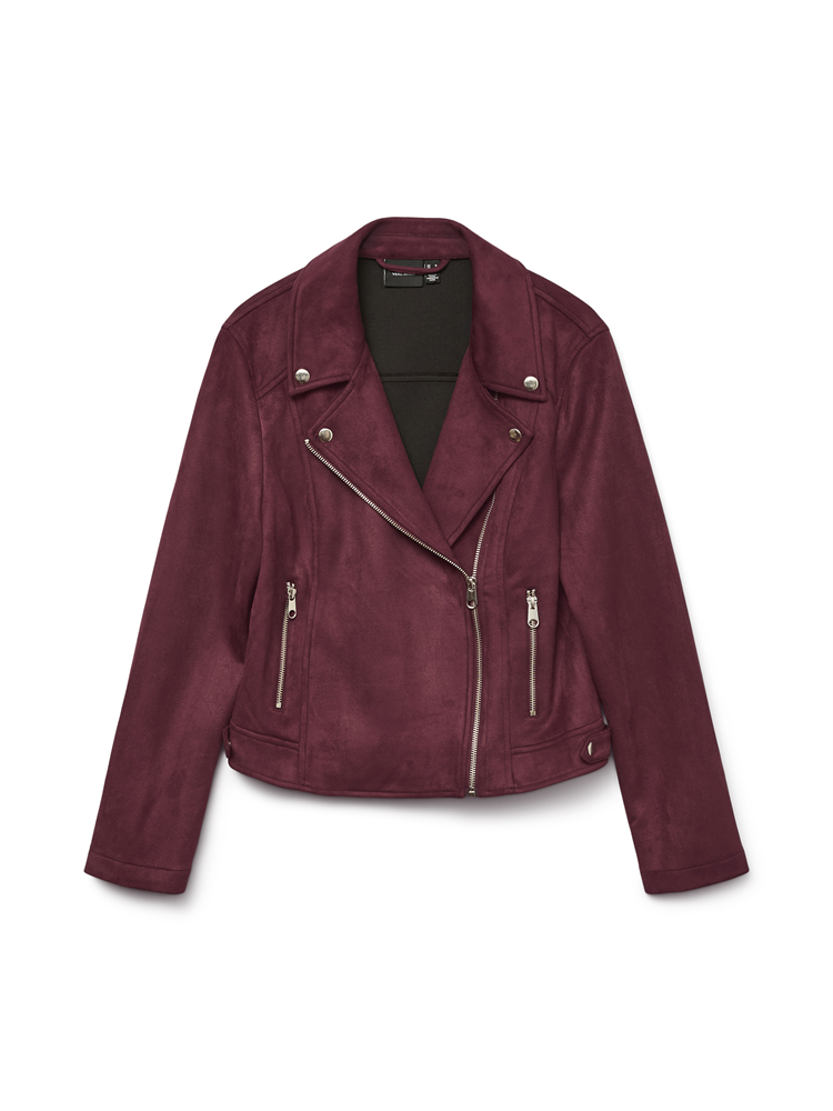 VMJOSE SHORT FAUX SUEDE JACKET GA N - 10300938