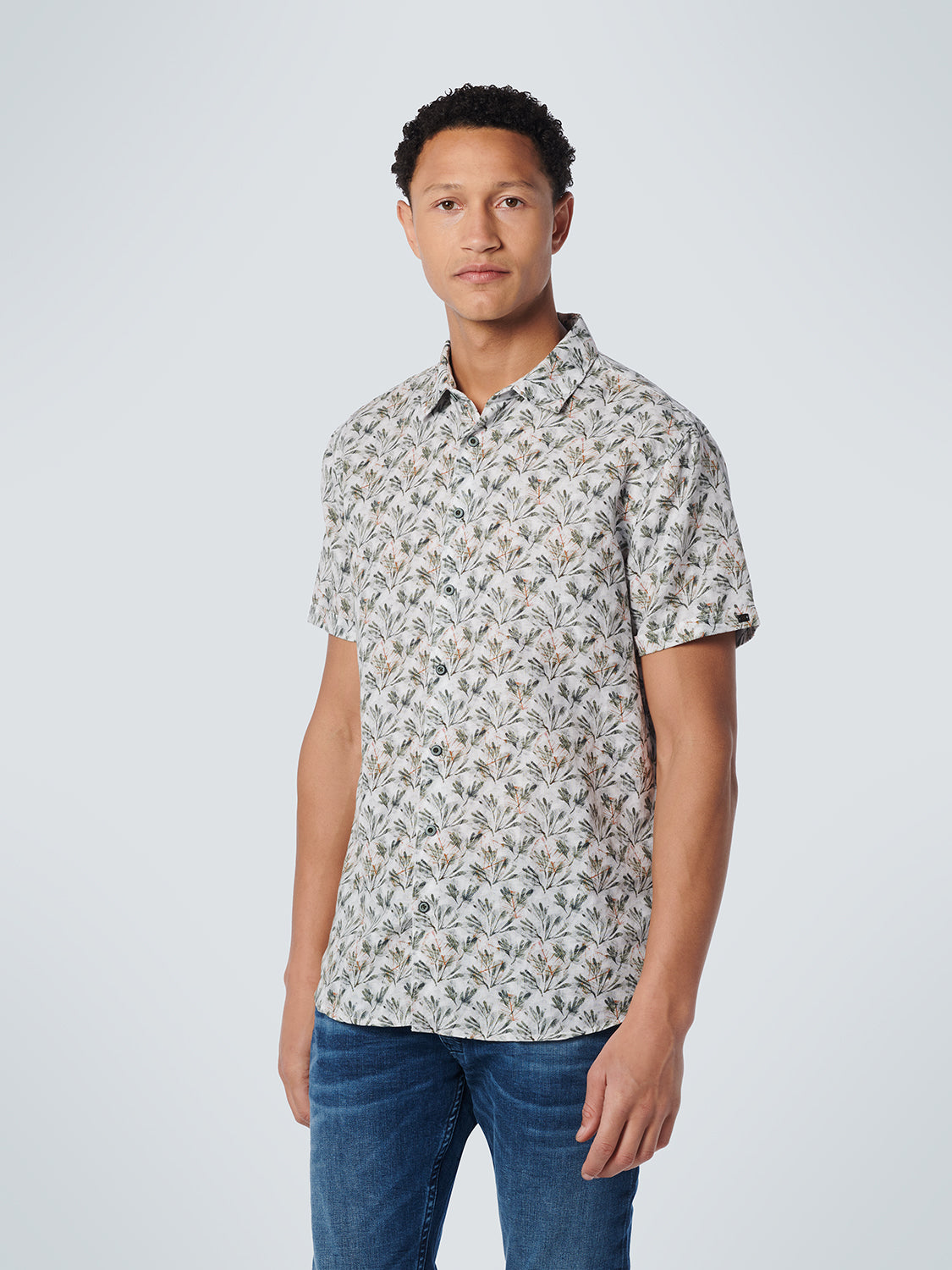 Shirt Short Sleeve Allover Printed - 19440346