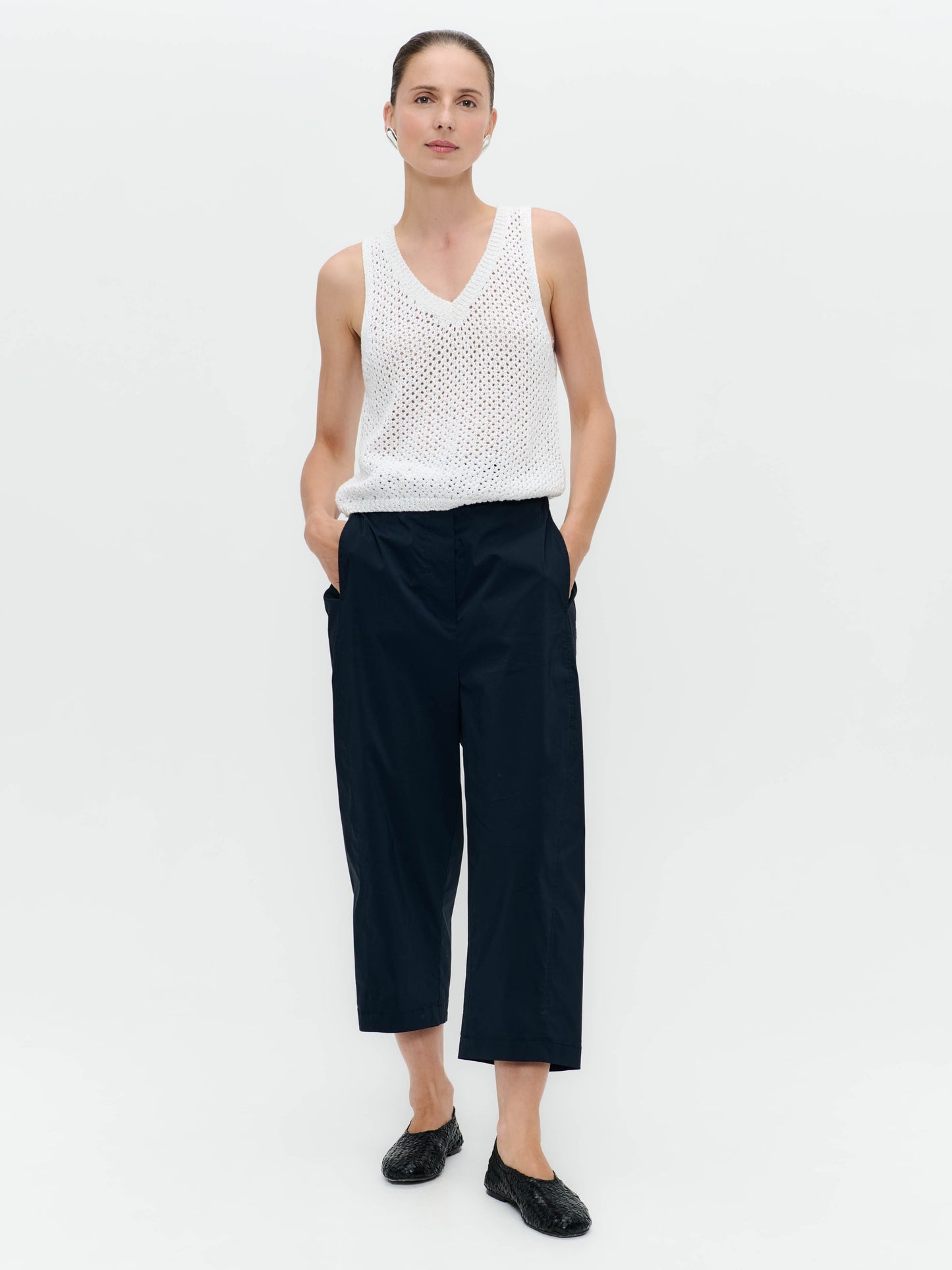 Kober cotton poplin pants - SMC225235