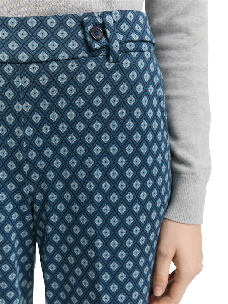 cropped straight leg pants - 1047658