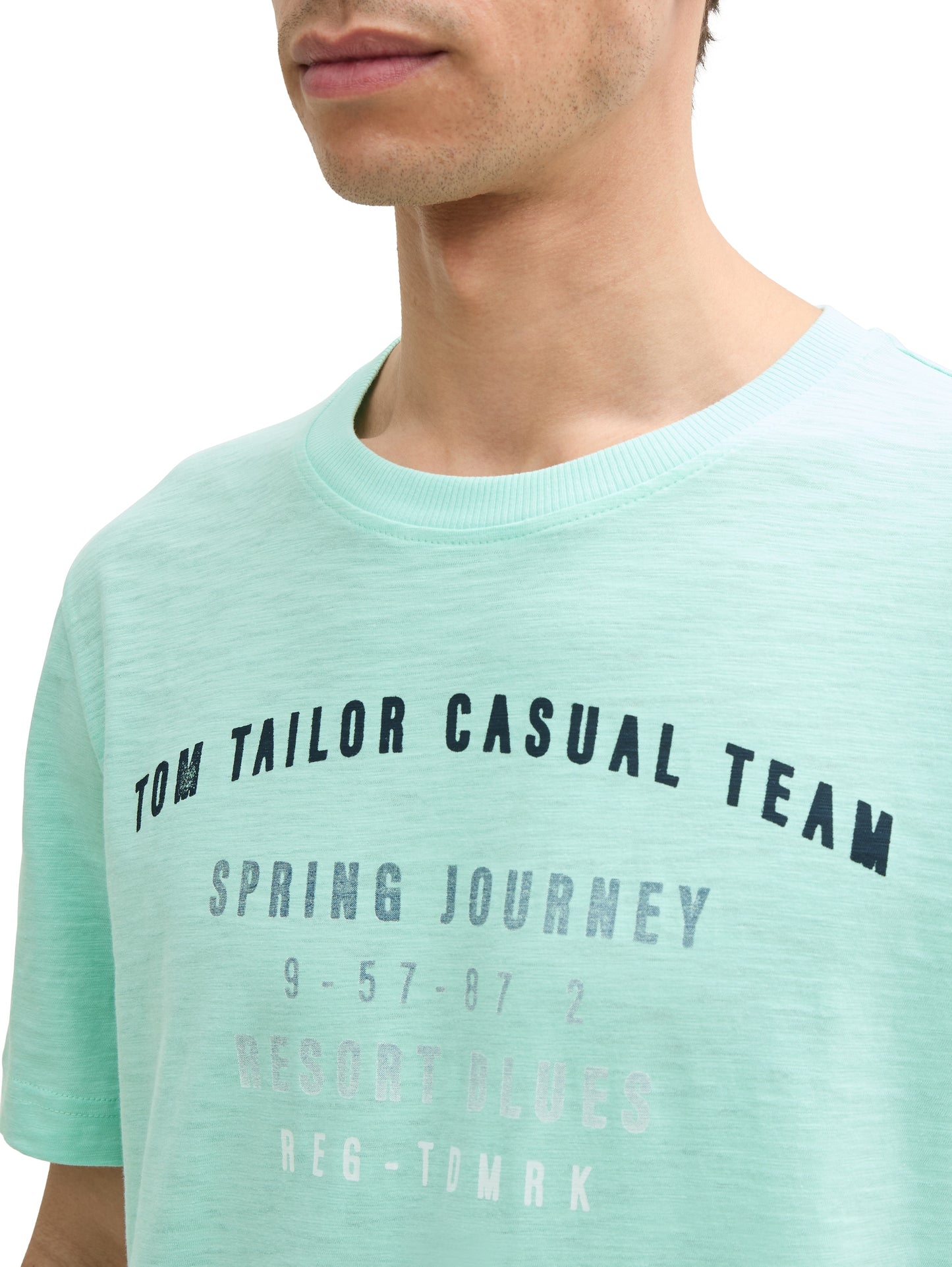 printed slub t-shirt - 1045690