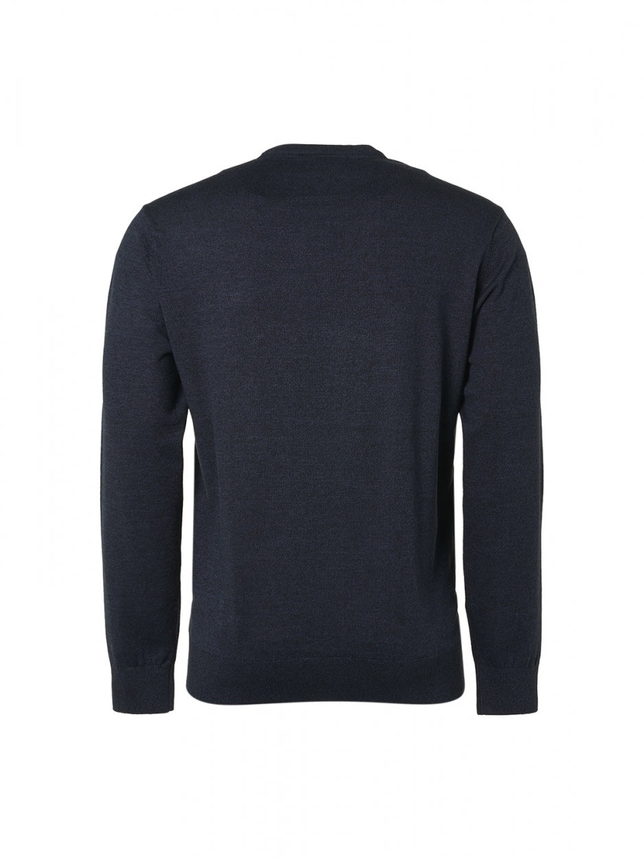 Pullover Crewneck 2 Coloured Melang - 17210880SN