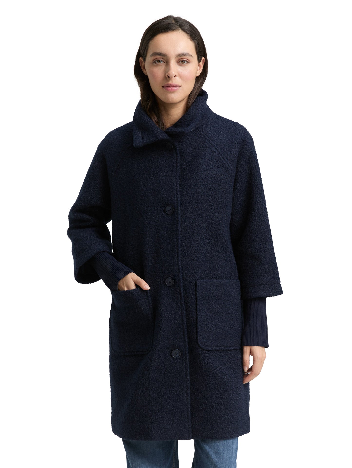 boucle coat - 1046604