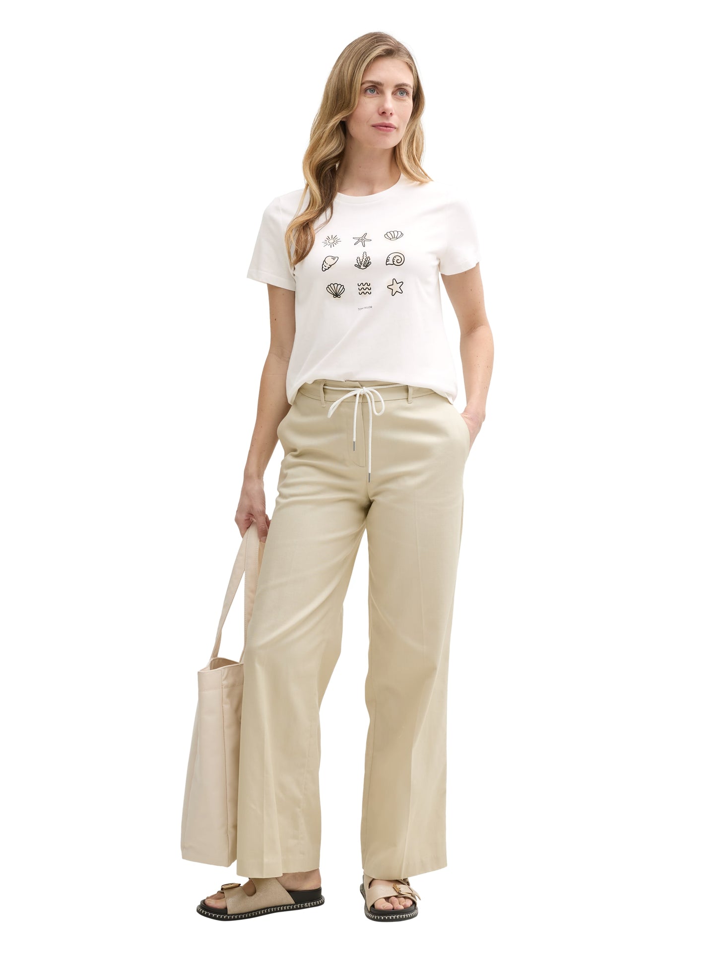 T-shirt basic with print - 1046437