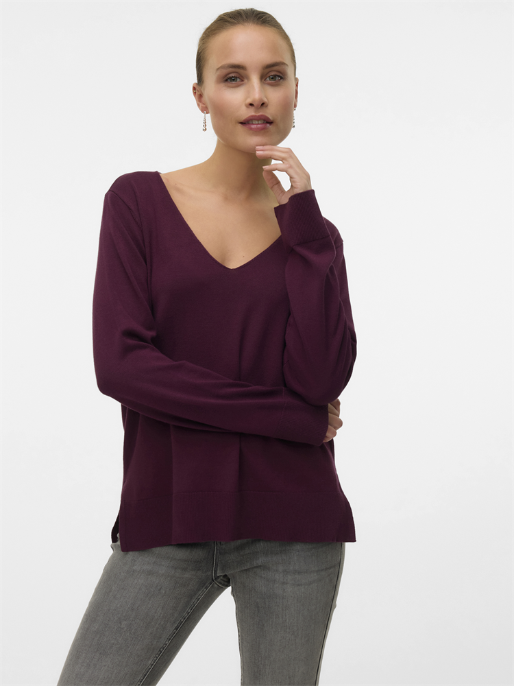 VMSILJE LS V-NECK PULLOVER GA NOOS - 10320451