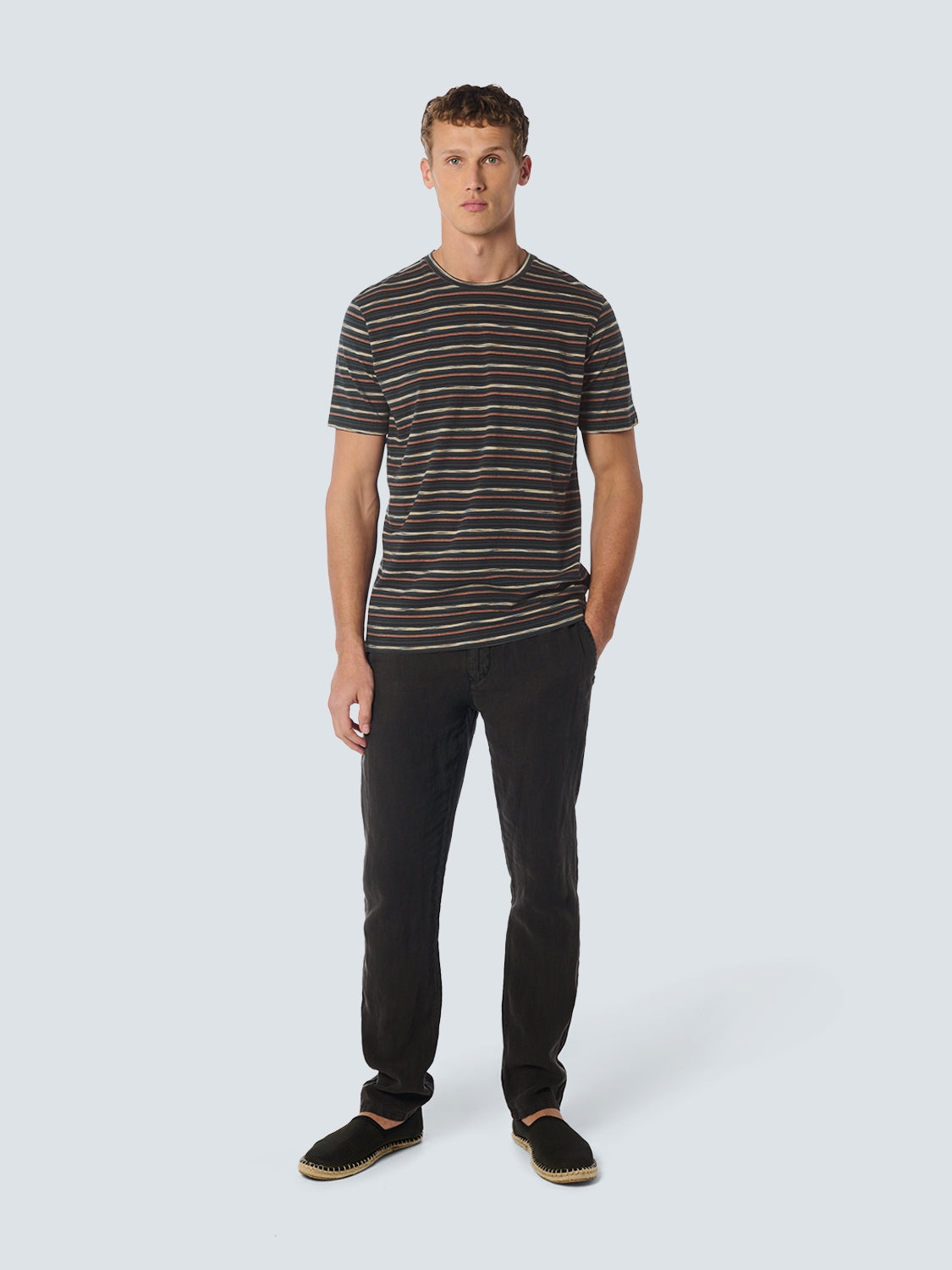 T-Shirt Crewneck Multi Coloured Str - 23350331