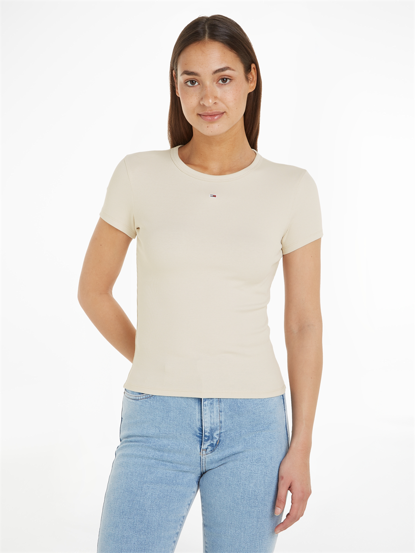 TJW SLIM ESSENTIAL RIB SS EXT - DW0DW17383