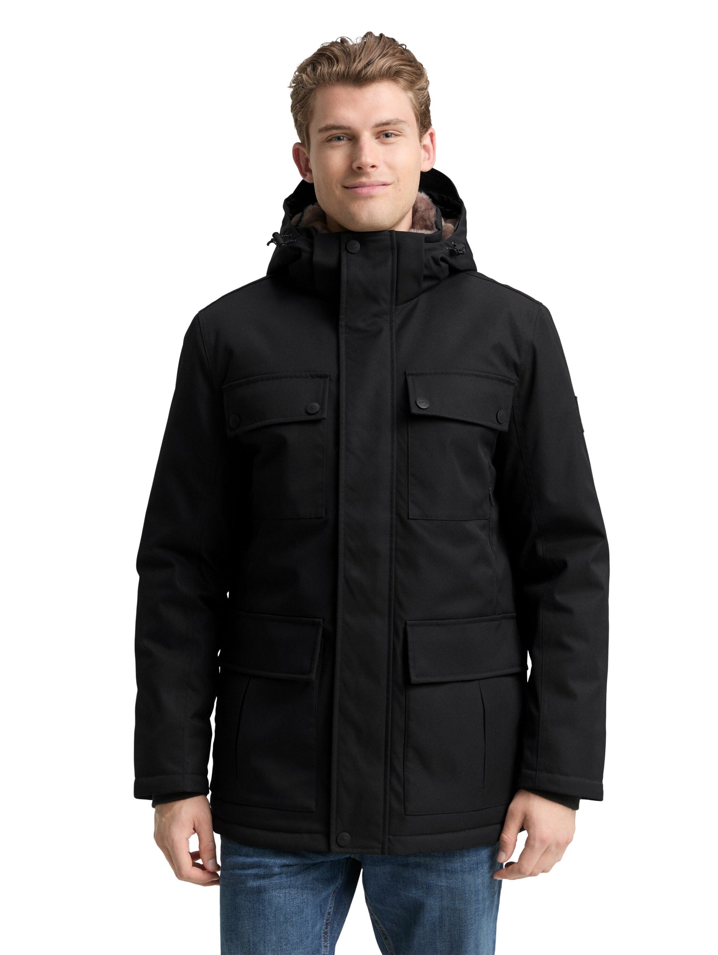 fieldjacket with hood - 1046981
