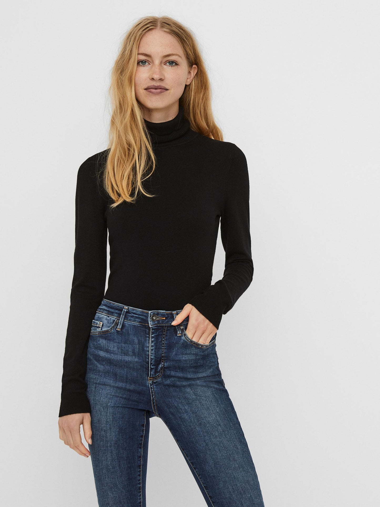 VMGLORY LS ROLLNECK BLOUSE NOOS - 10231630
