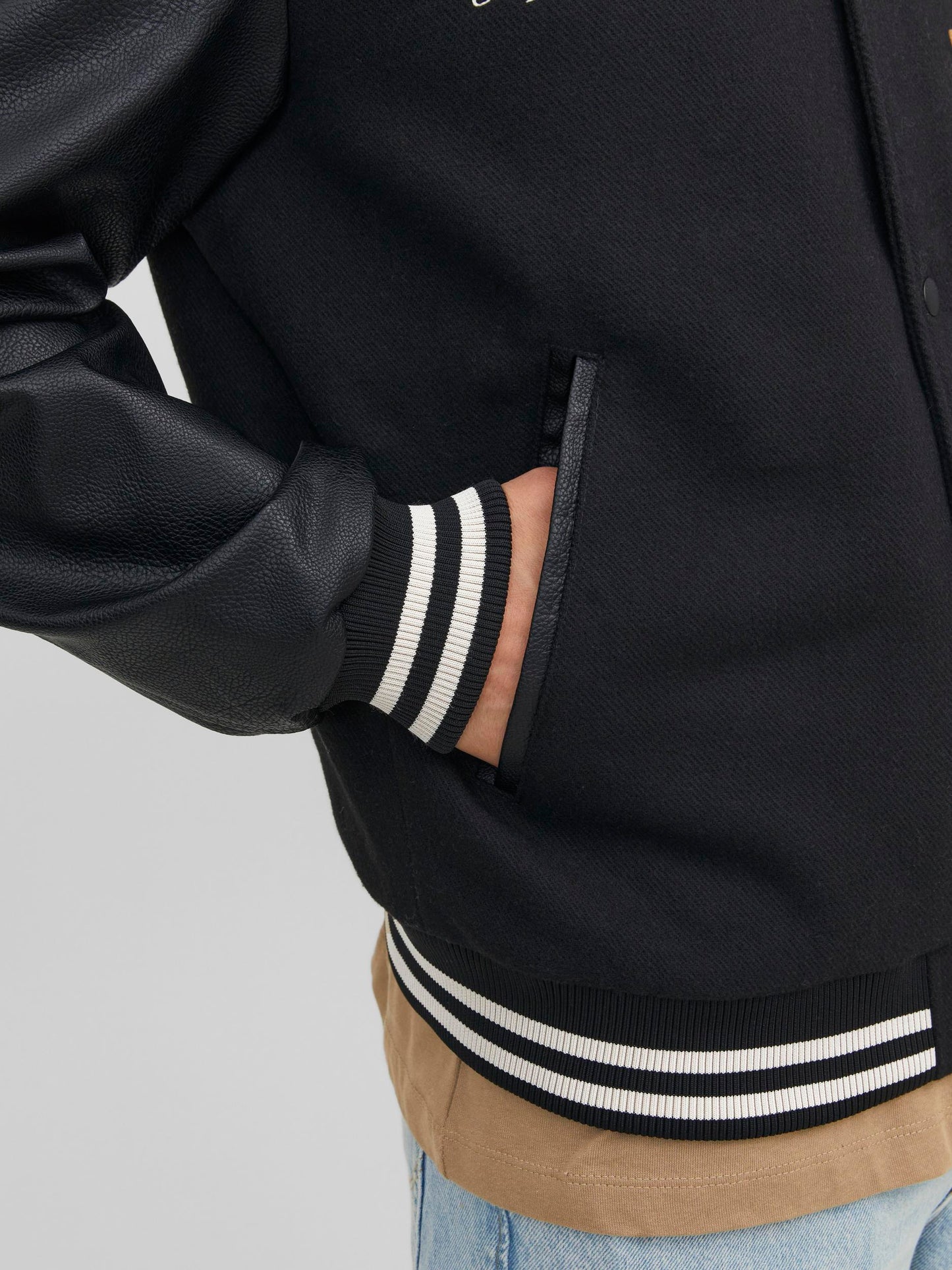 JORCOLLEGE WOOL BLEND BOMBER NOOS - 12241559