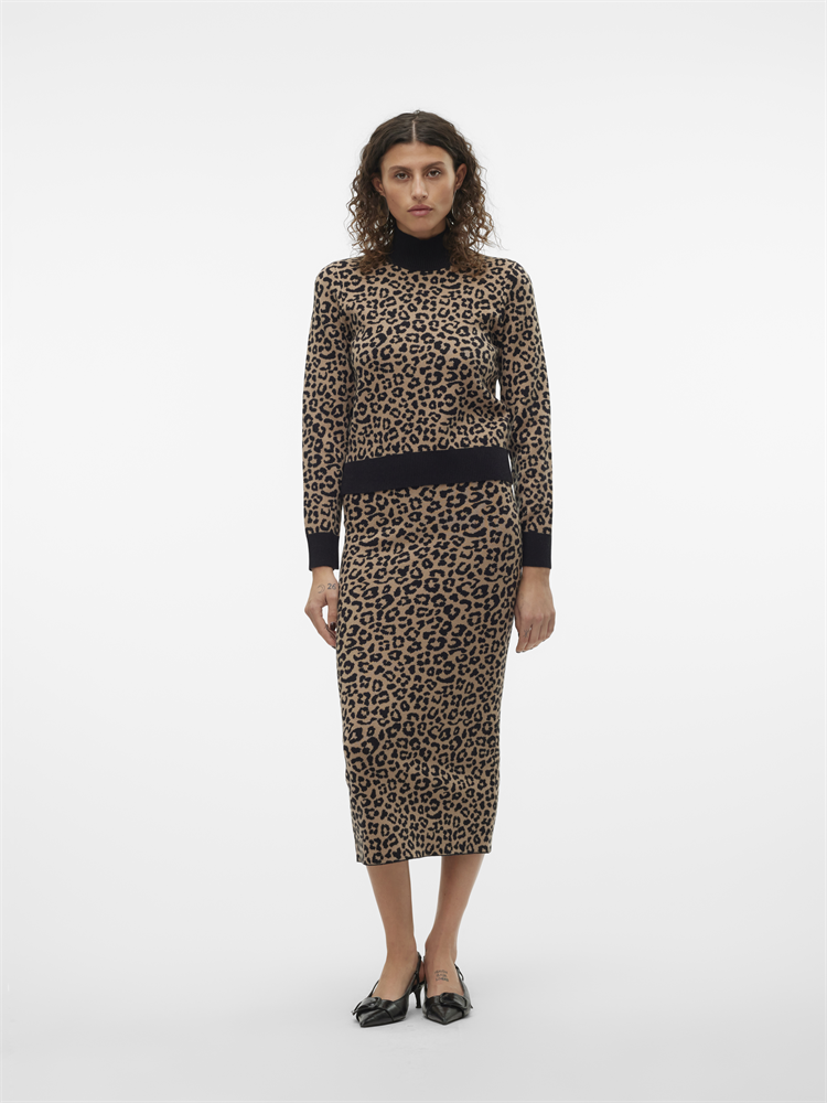 VMARIA ART LS HIGH-NECK PULLOVER GA - 10314509