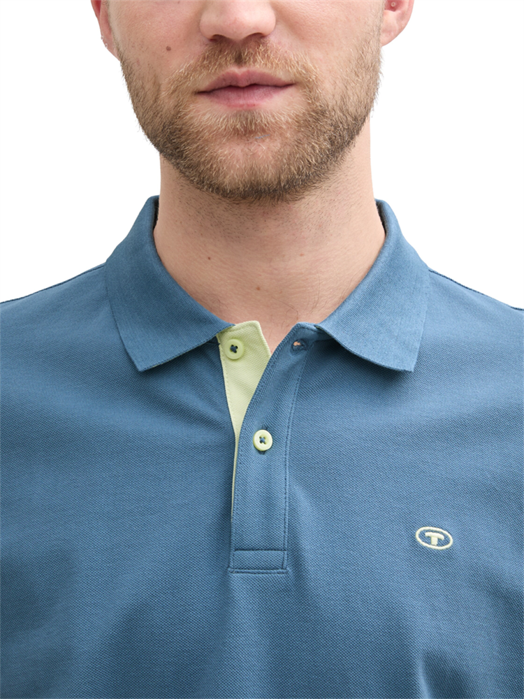 basic polo with contrast - 1031006