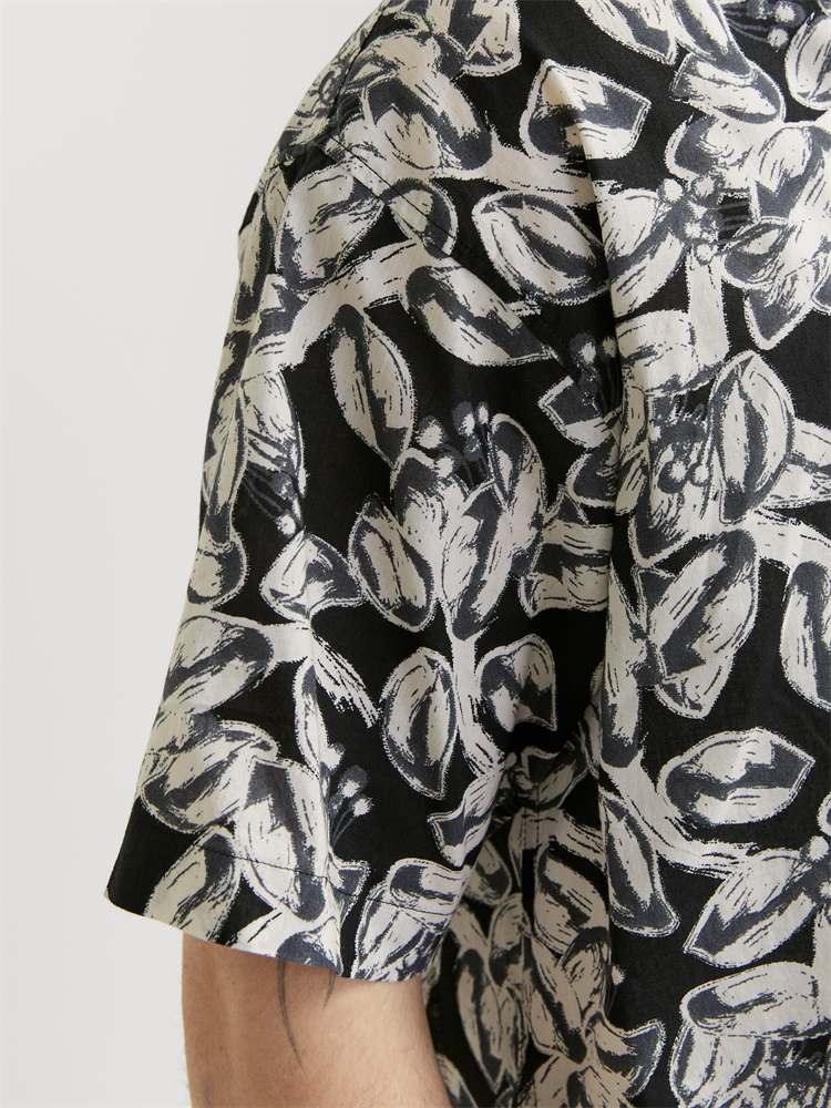 JORJOSHUA SPLIT AOP SHIRT SS LN - 12271089