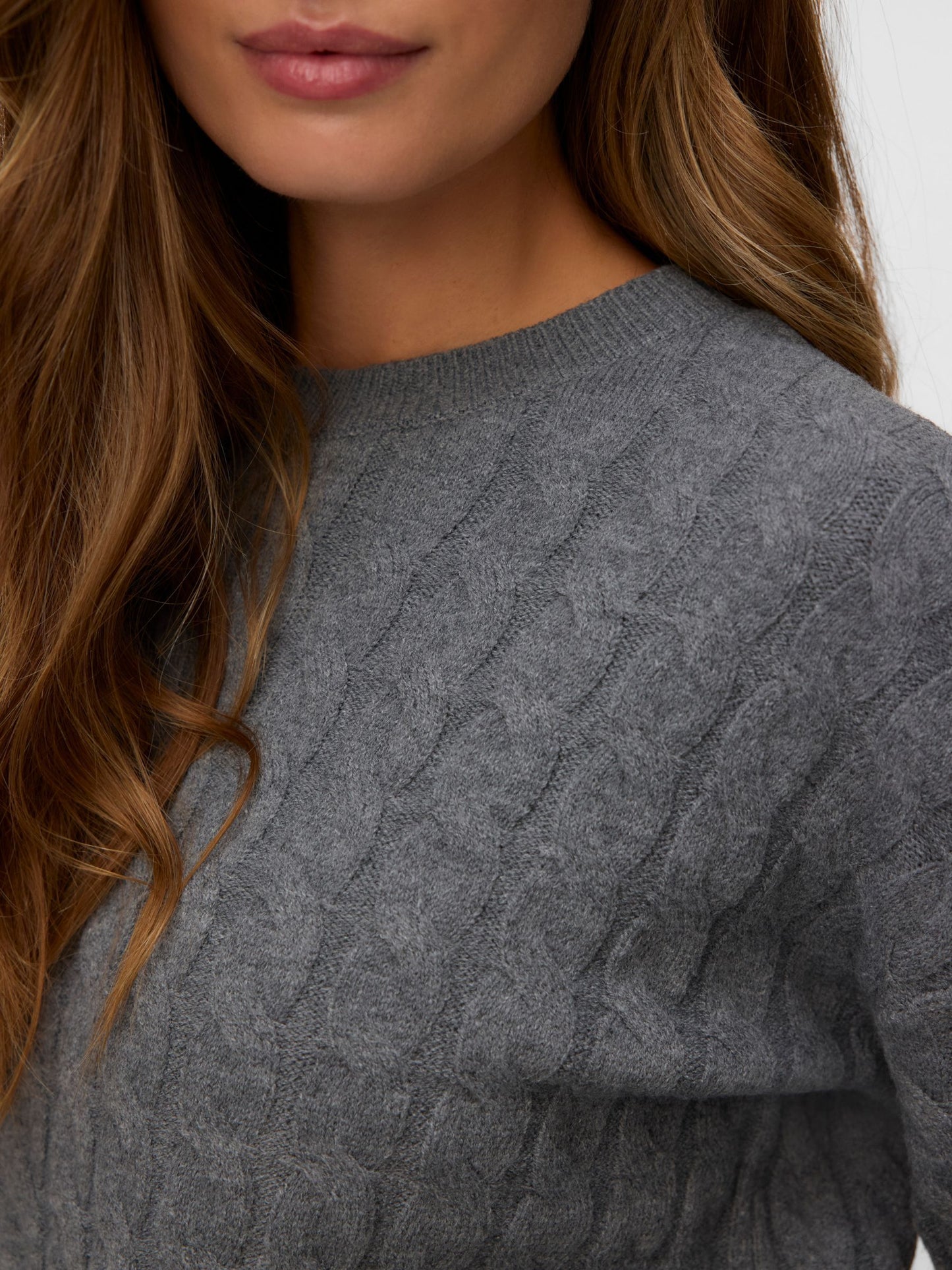 AWLORELLA LS O-NECK KNIT NOOS - 10319710