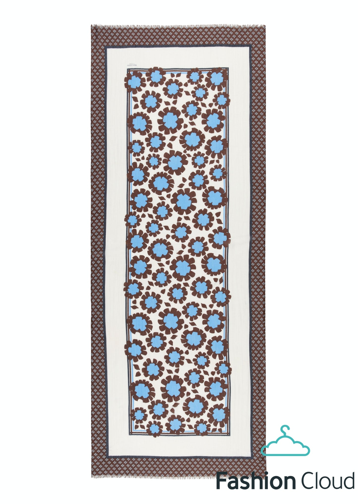 Scarf, woven, cotton-modal, various - 307819502041