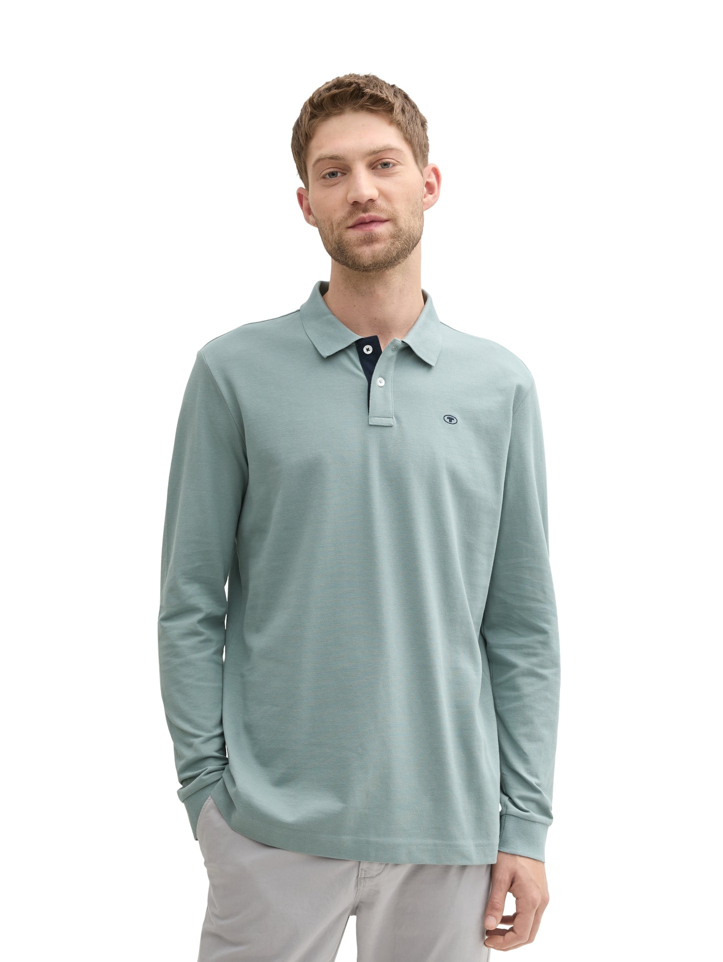 basic polo with contrast - 1043278