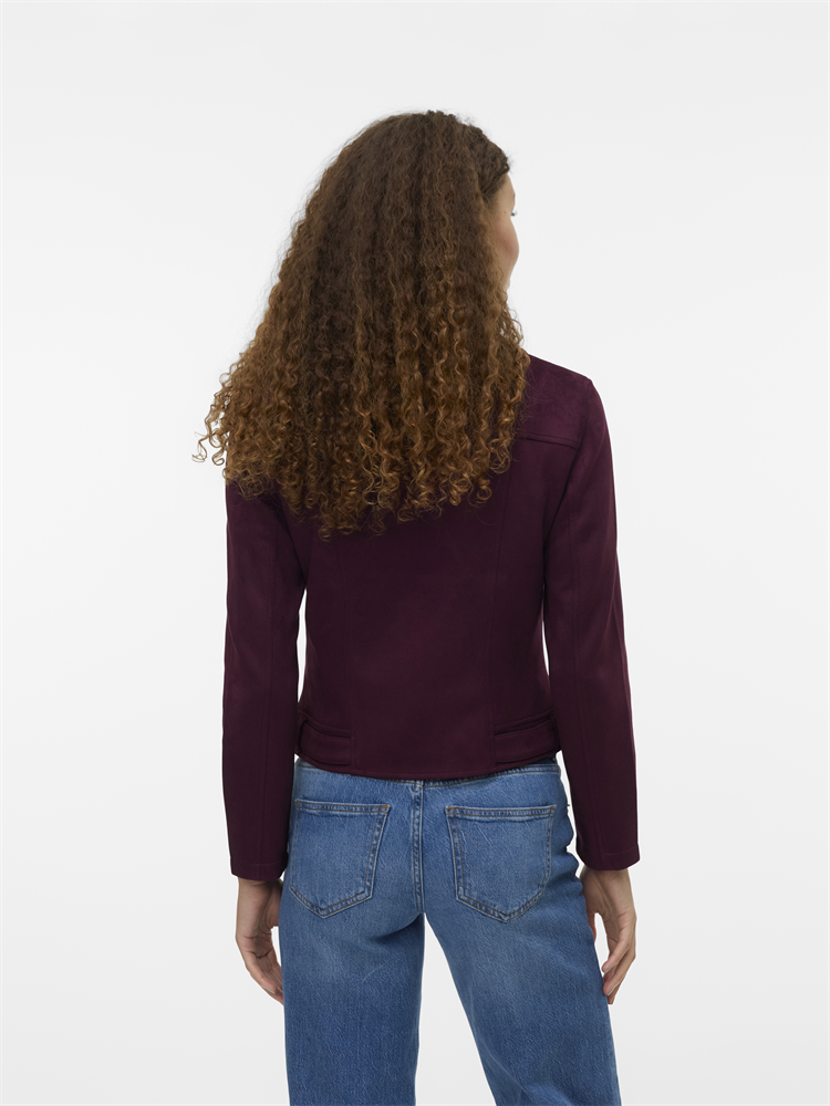 VMJOSE SHORT FAUX SUEDE JACKET GA N - 10300938