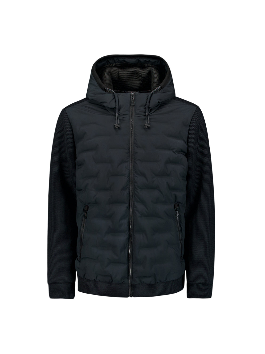Jacket Short Fit Sealed Hooded Knit - 29630819SN