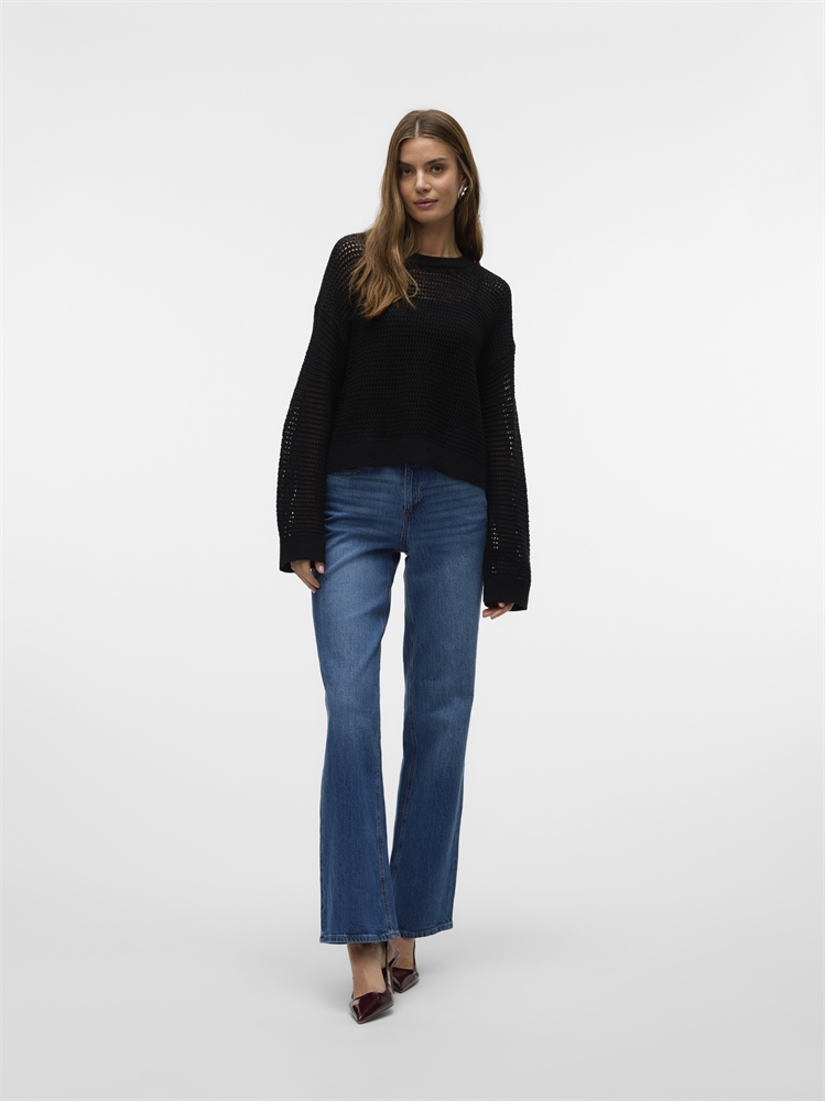 VMNEWMADERA LS O-NECK PULLOVER BOO - 10321507