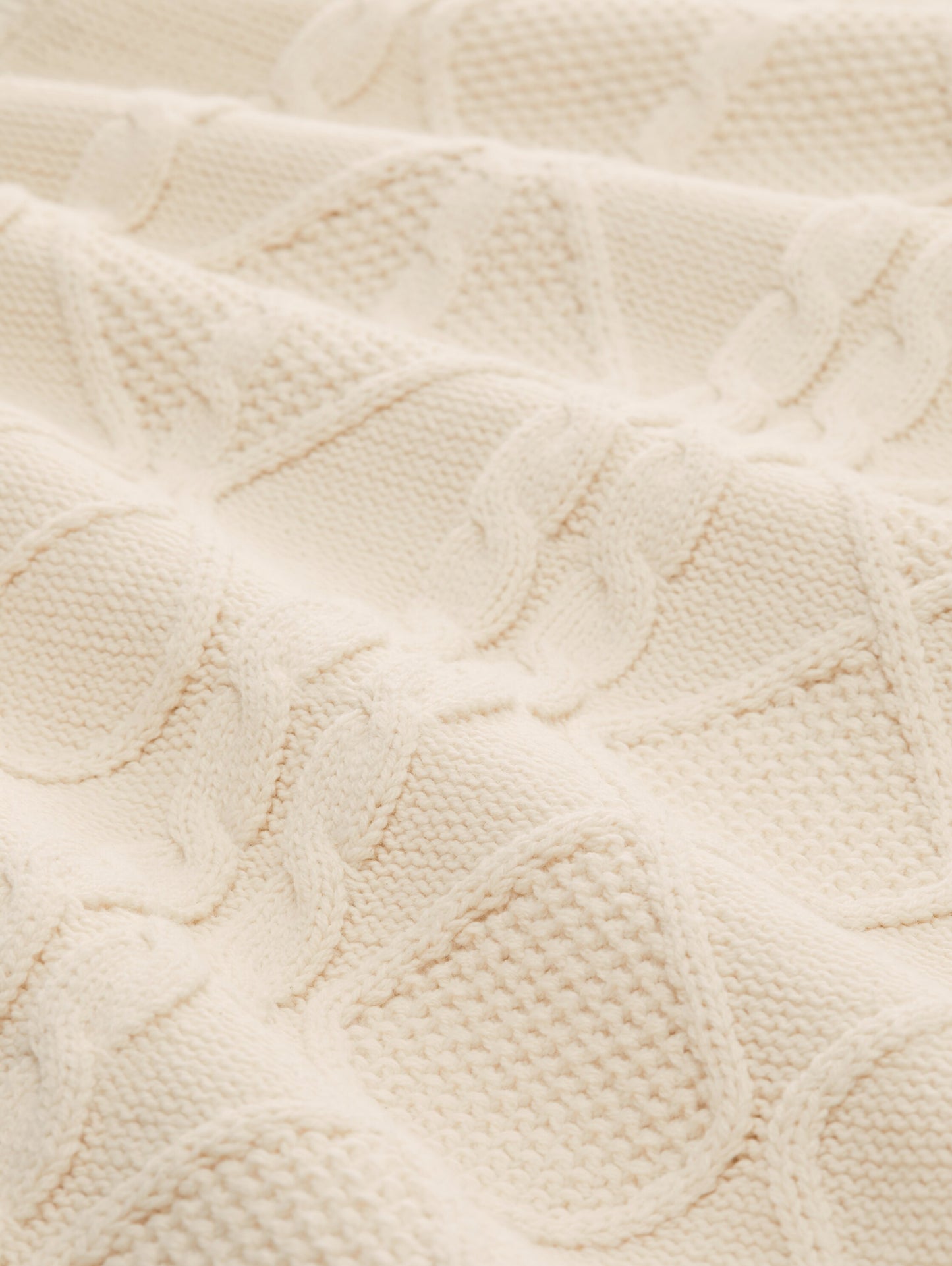 cable crewneck knit - 1043343