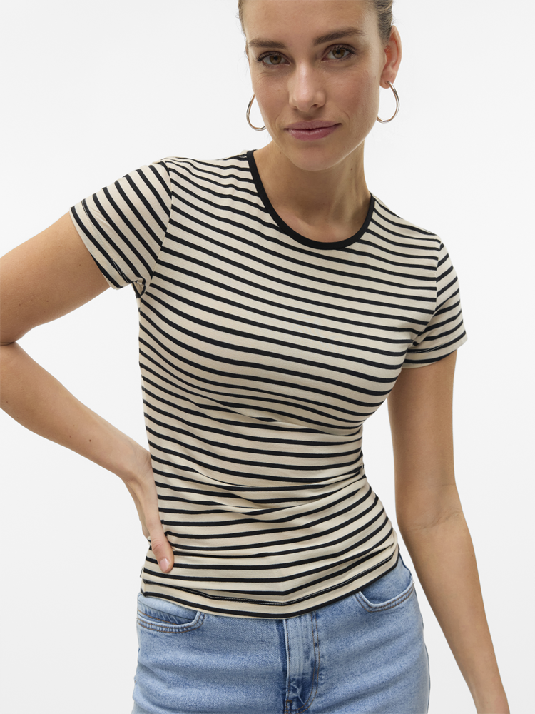 AWINES FIONA SS O-NECK TOP NOOS - 10300882