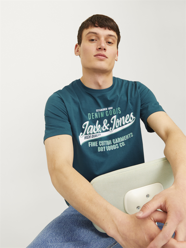 JJELOGO TEE SS O-NECK 2 COL AW24 SN - 12254862