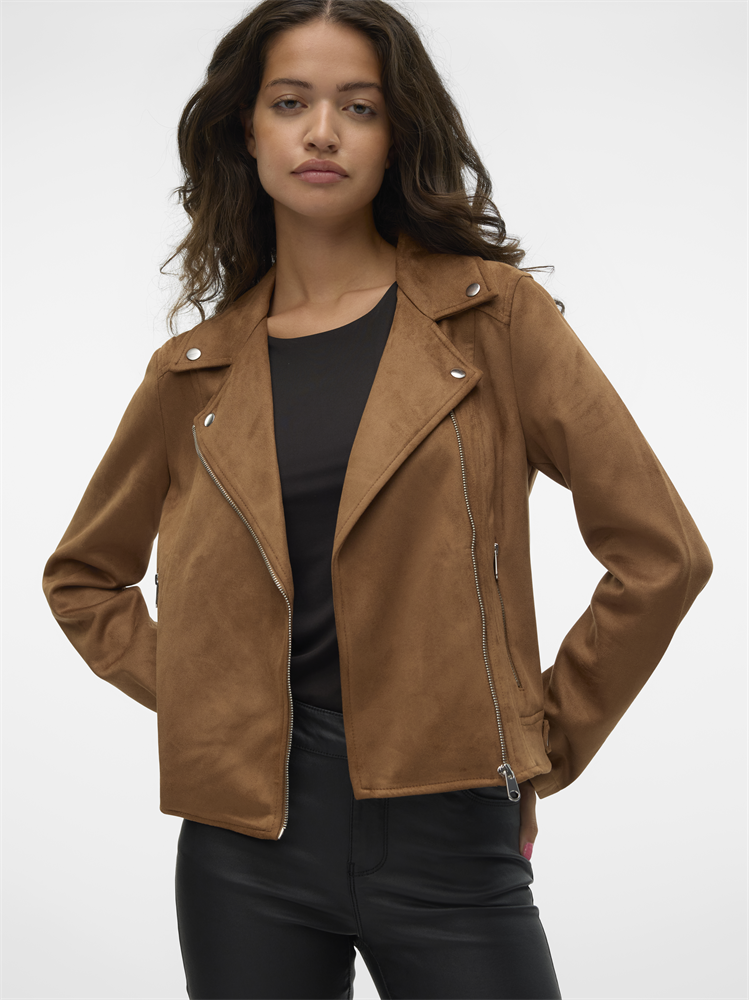 VMJOSE SHORT FAUX SUEDE JACKET GA N - 10300938